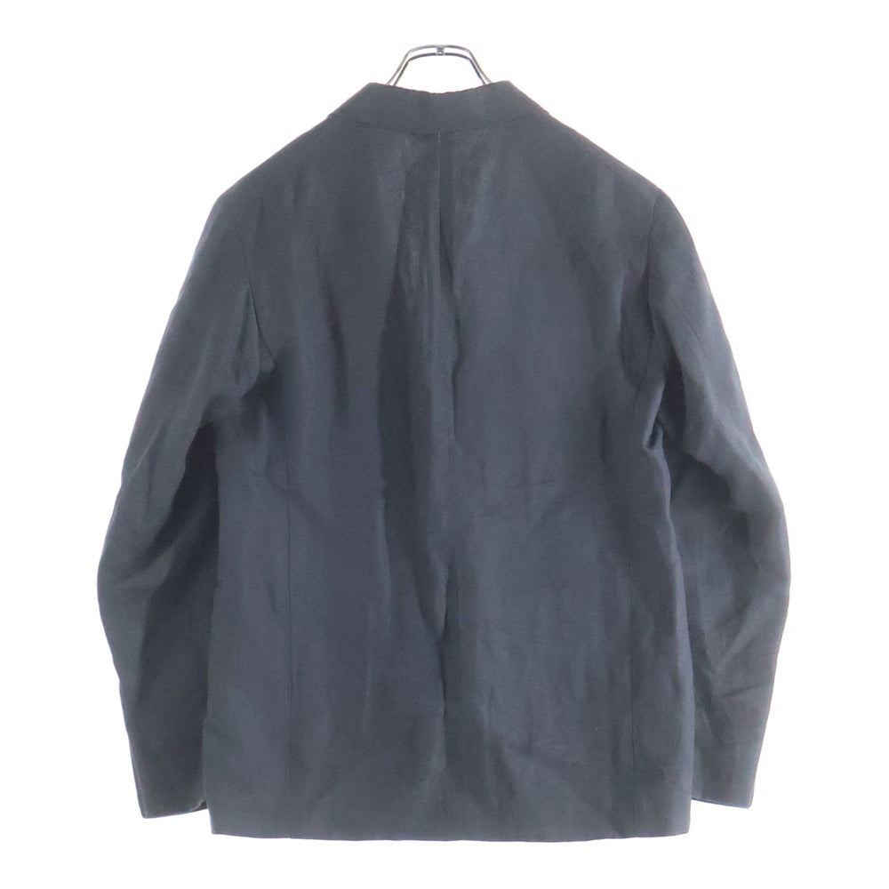 HEUGN(ユーゲン) リネン セットアップスーツ シングルテーラードジャケット スラックスパンツ ダークグレー