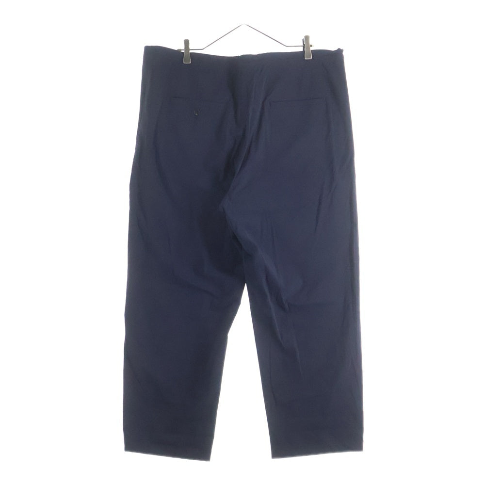UNIVERSAL PRODUCTS(ユニバーサルプロダクツ) BIG WAIST EASY SLACKS ビッグ ウエスト イージースラックスパンツ ネイビー 211-60505