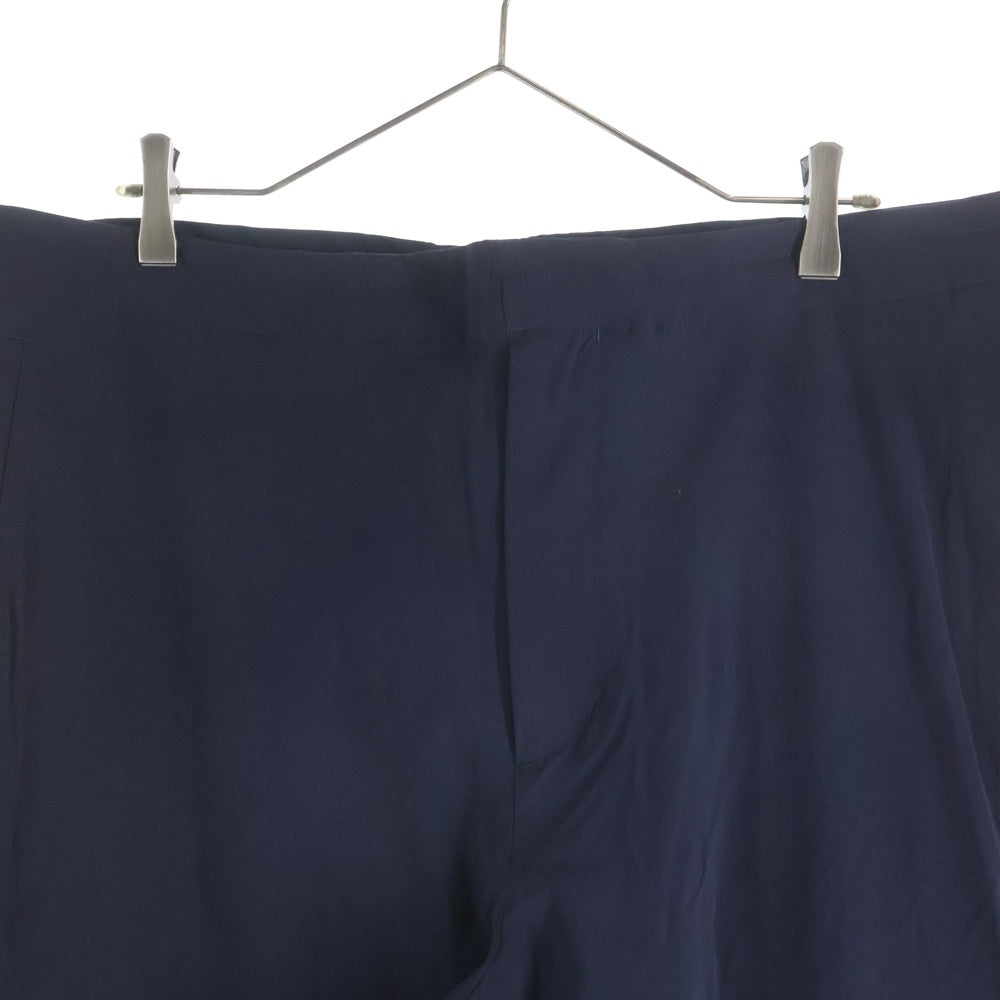 UNIVERSAL PRODUCTS(ユニバーサルプロダクツ) BIG WAIST EASY SLACKS ビッグ ウエスト イージースラックスパンツ ネイビー 211-60505