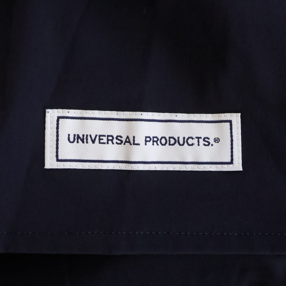 UNIVERSAL PRODUCTS(ユニバーサルプロダクツ) BIG WAIST EASY SLACKS ビッグ ウエスト イージースラックスパンツ ネイビー 211-60505