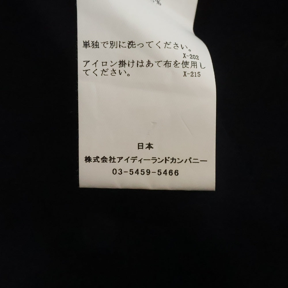 UNIVERSAL PRODUCTS(ユニバーサルプロダクツ) BIG WAIST EASY SLACKS ビッグ ウエスト イージースラックスパンツ ネイビー 211-60505