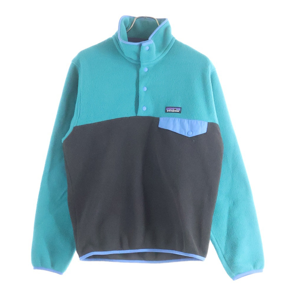 PATAGONIA(パタゴニア) 17SS SYNCHILLA シンチラ ハーフボタン フリースジャケット グリーン/ブラック 25580SP17