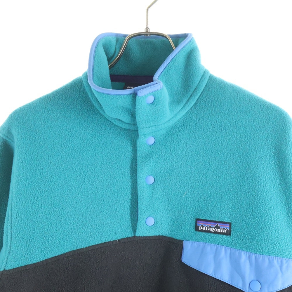 PATAGONIA(パタゴニア) 17SS SYNCHILLA シンチラ ハーフボタン フリースジャケット グリーン/ブラック 25580SP17