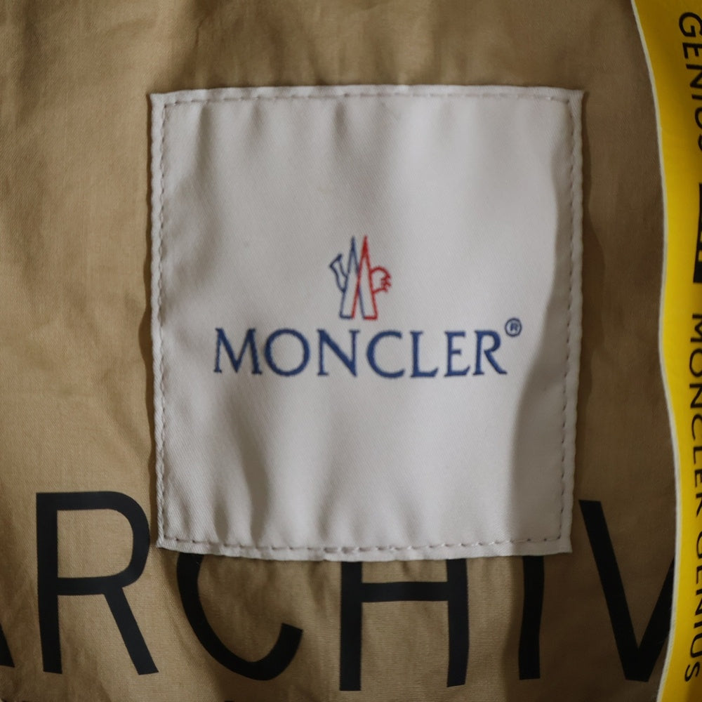MONCLER(モンクレール) 21AW ×PALM ANGELS PANAMINT パームエンジェルス パナミント フーデッドダウンジャケット ブラック G209L1A00013