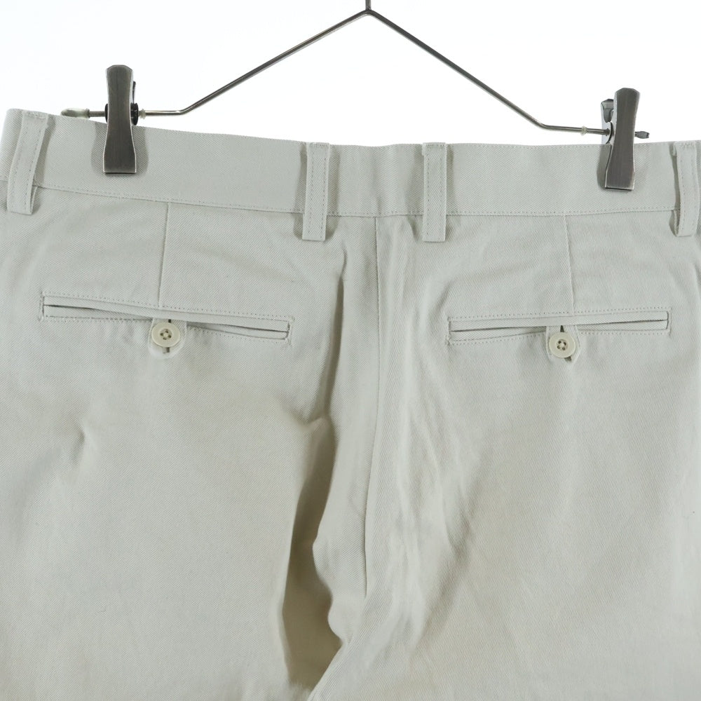 Ets.MATERIAUX(マテリオ) Ets.MATERIAUX (マテリオ) コットン 2タック チノ トラウザーズパンツ ライトグレー 21-030-300-2607-1-0