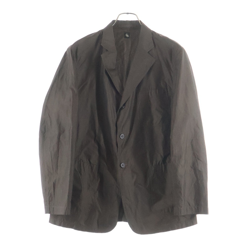 KAPTAIN SUNSHINE(キャプテンサンシャイン) 19SS FINX COTTON SILK FIELDWRAP JACKET フィンクス コットン シルク フィールドラップ シングルテーラードジャケット ブラウン KS9SJK07