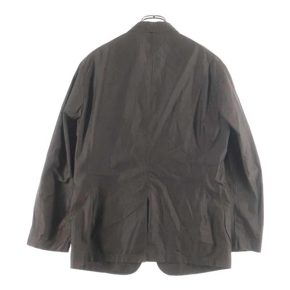 KAPTAIN SUNSHINE(キャプテンサンシャイン) 19SS FINX COTTON SILK FIELDWRAP JACKET フィンクス コットン シルク フィールドラップ シングルテーラードジャケット ブラウン KS9SJK07