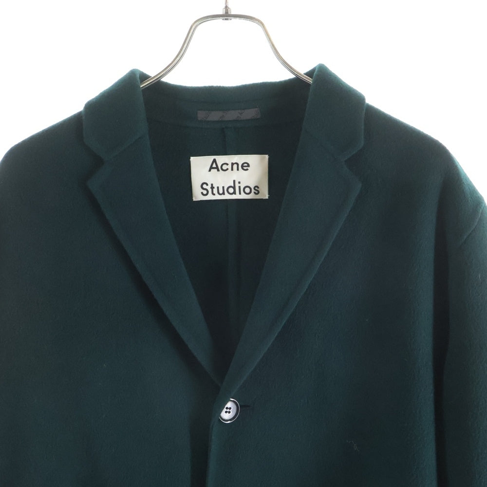 Acne Studios(アクネ ストゥディオズ) ウール 3B チェスターコート グリーン FN-MN-OUTW000264