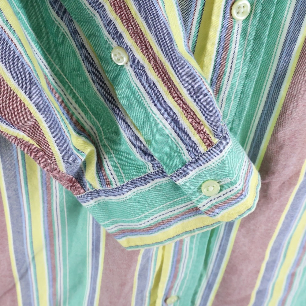 RALPH LAUREN(ラルフローレン) CLASSIC FIT クラシックフィット スモールポニー刺繍 ストライプ ボタンダウン 長袖シャツ マルチカラー