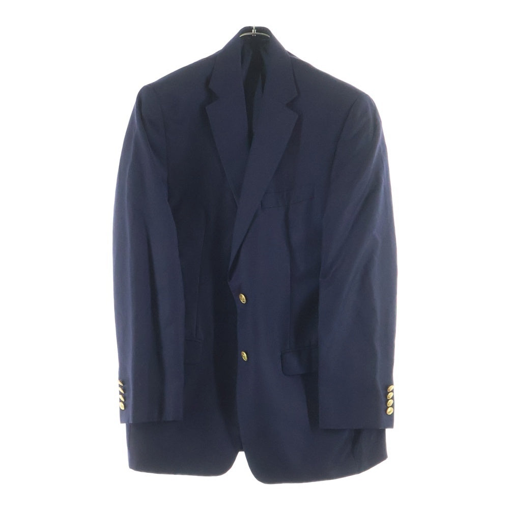 LAUREN RALPH LAUREN(ローレンラルフローレン) ウール 紺ブレ 金ボタン 2Bシングルテーラードジャケット ネイビー