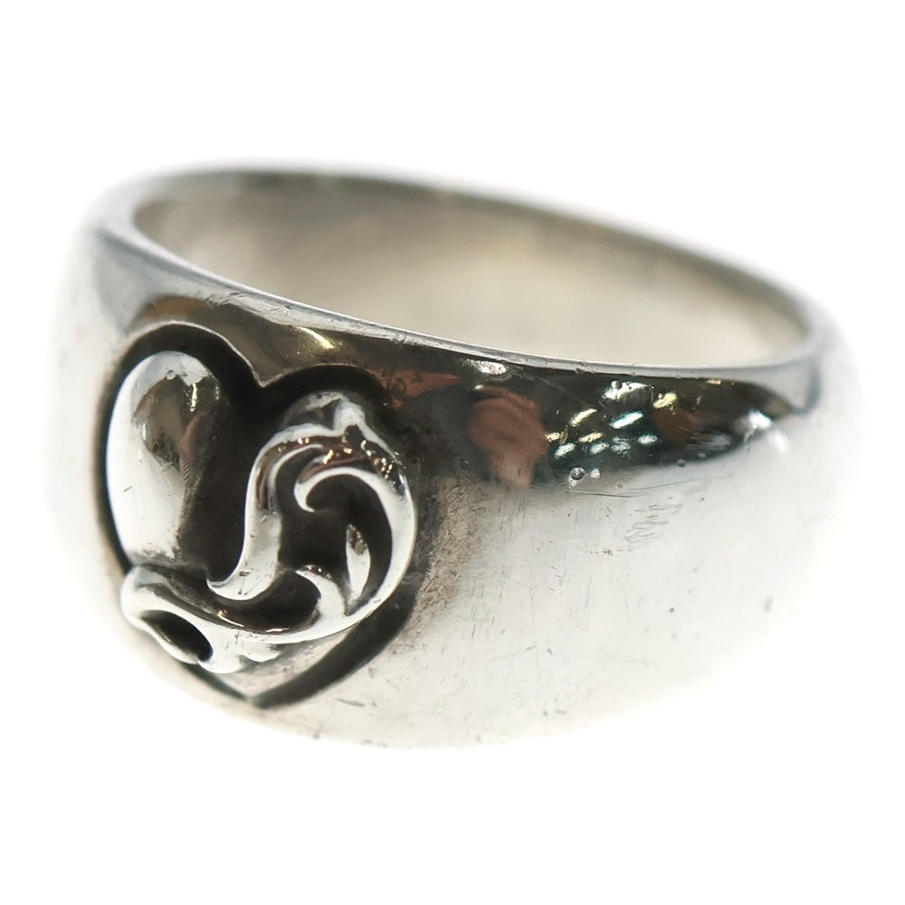CHROME HEARTS(クロムハーツ) HEART IN BAND ハートインバンドリング シルバー