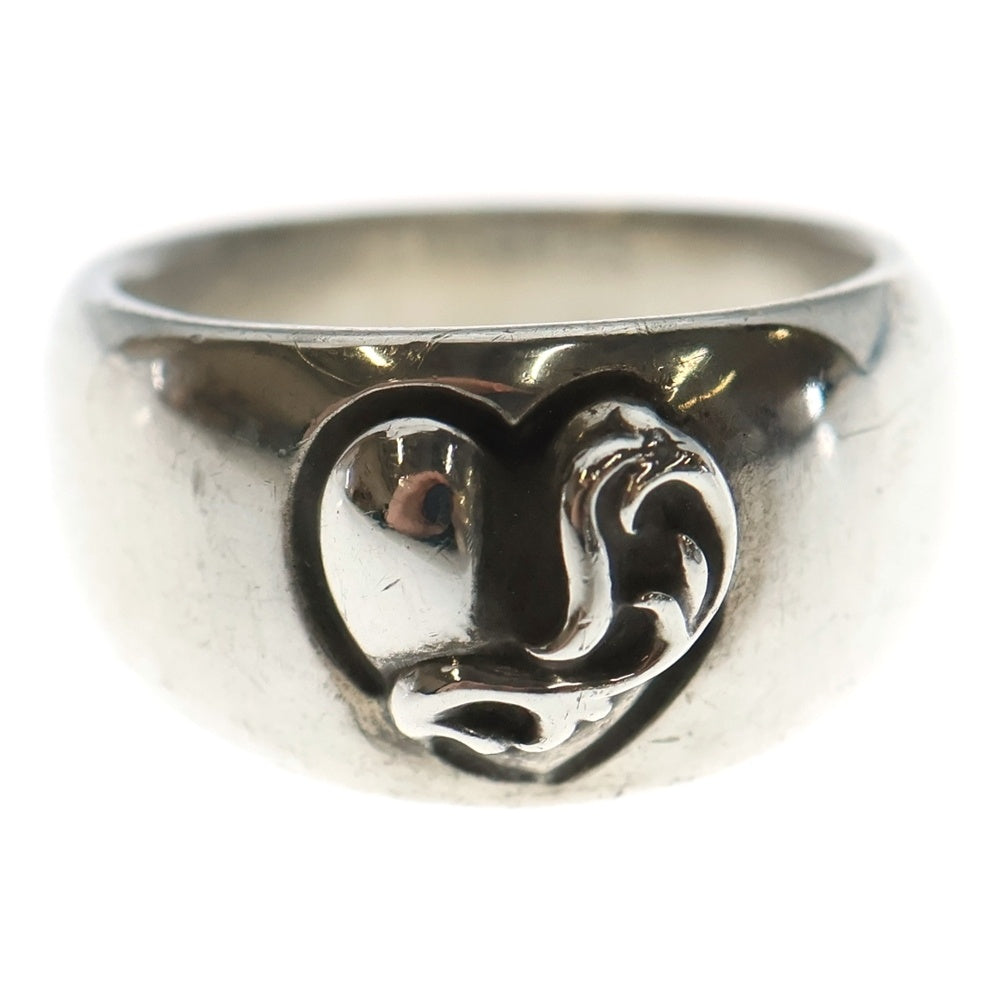 CHROME HEARTS(クロムハーツ) HEART IN BAND ハートインバンドリング シルバー