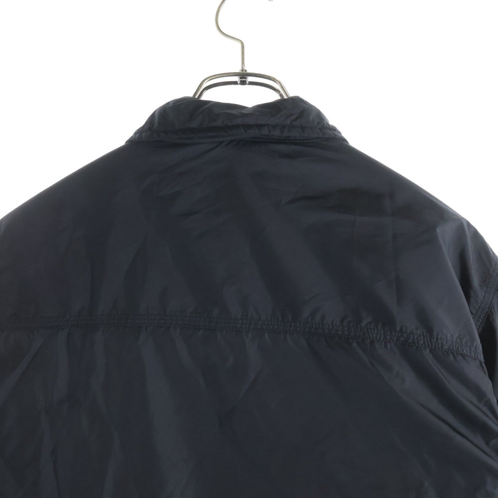 LEE(リー) 24AW ×WACKO MARIA NYLON 91-B JACKET ワコマリア 裏地レオパード ジップアップナイロンジャケット ブラック 24FW-WMO-LE01