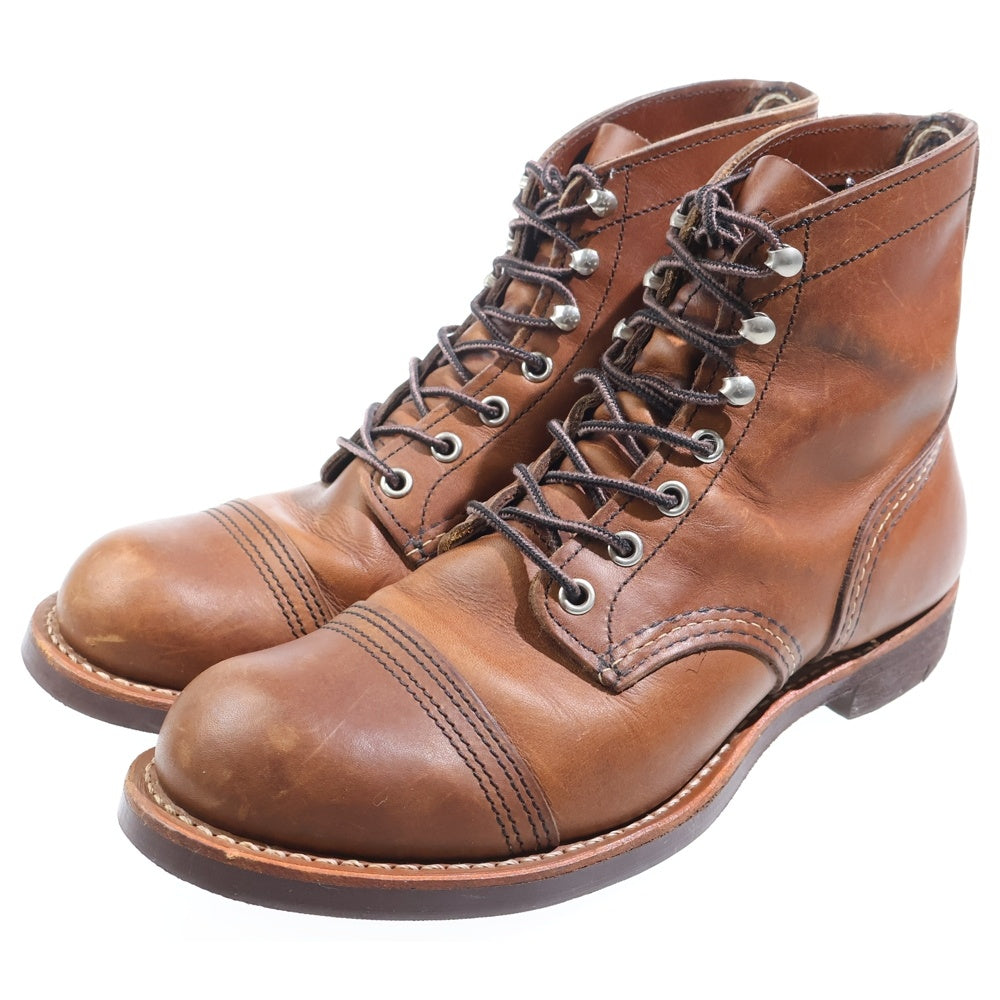 RED WING(レッド ウイング) 8111 IRON RANGER アイアンレンジャー レザー レースアップブーツ ブラウン