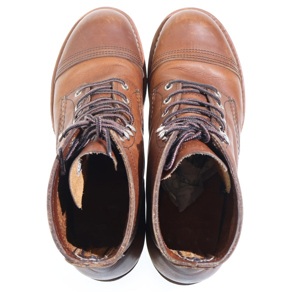 RED WING(レッド ウイング) 8111 IRON RANGER アイアンレンジャー レザー レースアップブーツ ブラウン