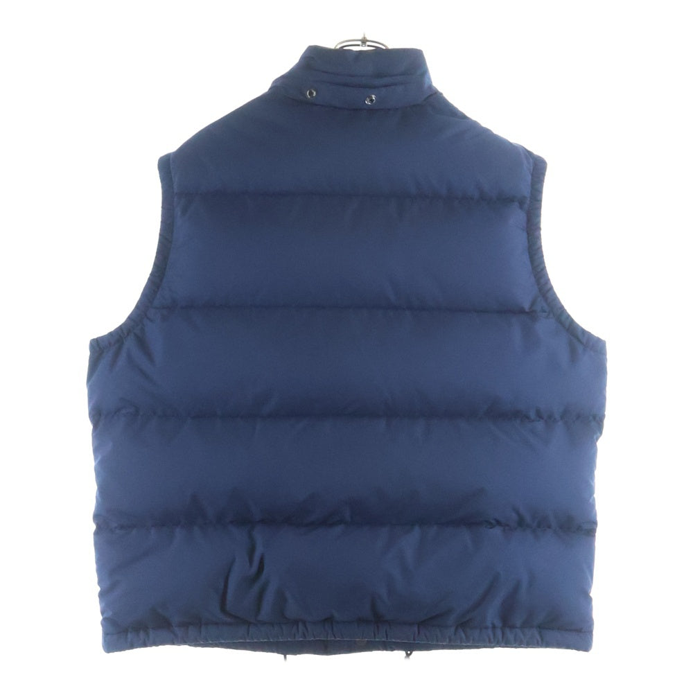 POLO RALPH LAUREN(ポロラルフローレン) スモールポニー刺繍 ジップアップ ナイロン ダウンベスト ネイビー 710674440001