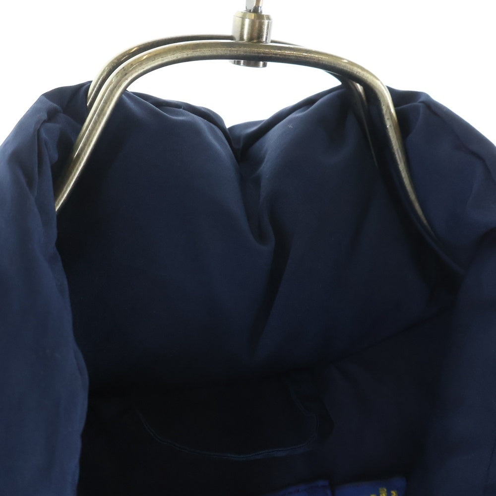 POLO RALPH LAUREN(ポロラルフローレン) スモールポニー刺繍 ジップアップ ナイロン ダウンベスト ネイビー 710674440001