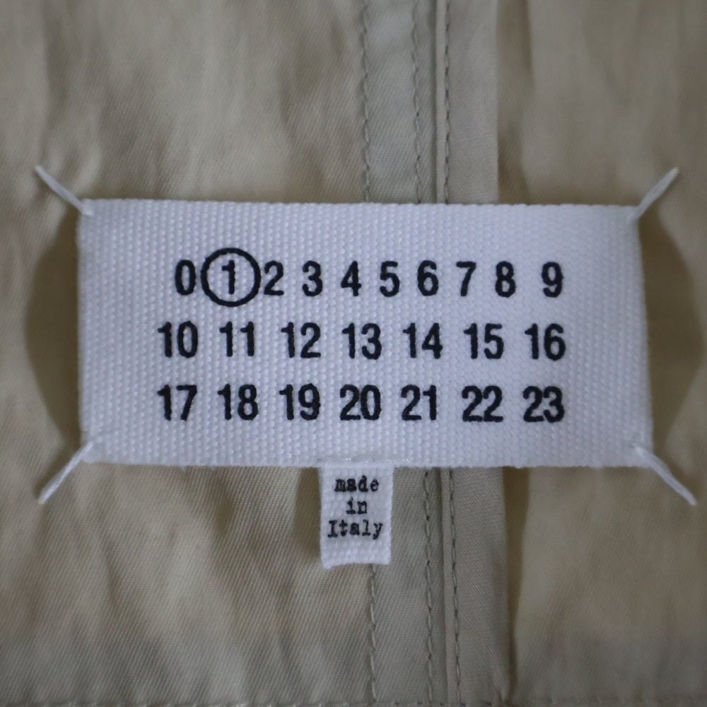 Maison Margiela(メゾンマルジェラ) 22SS TRENCH COATS 4ステッチ ライナードッキング ウエストベルト ダブル トレンチコート ベージュ レディース S51AH0182