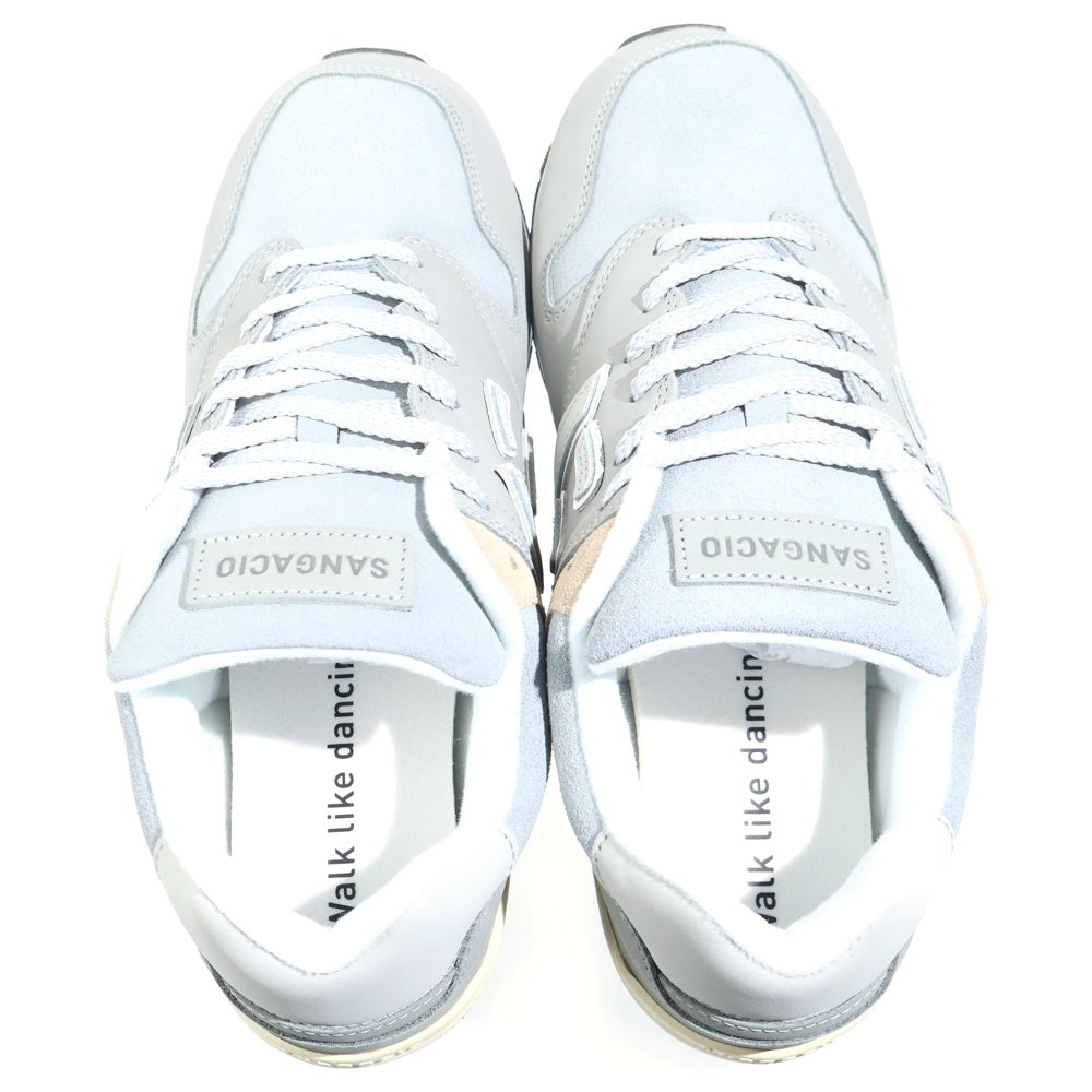 Sangacio(サンガッチョ) にゅーず GRAY 10周年 Limited Edition レザーローカットスニーカー グレー US8/26cm