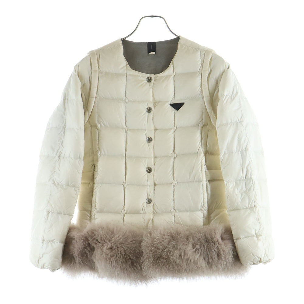 TAION(タイオン) EXTRA 裾 3WAY ダウンジャケット レディース ホワイト EXTRA-001