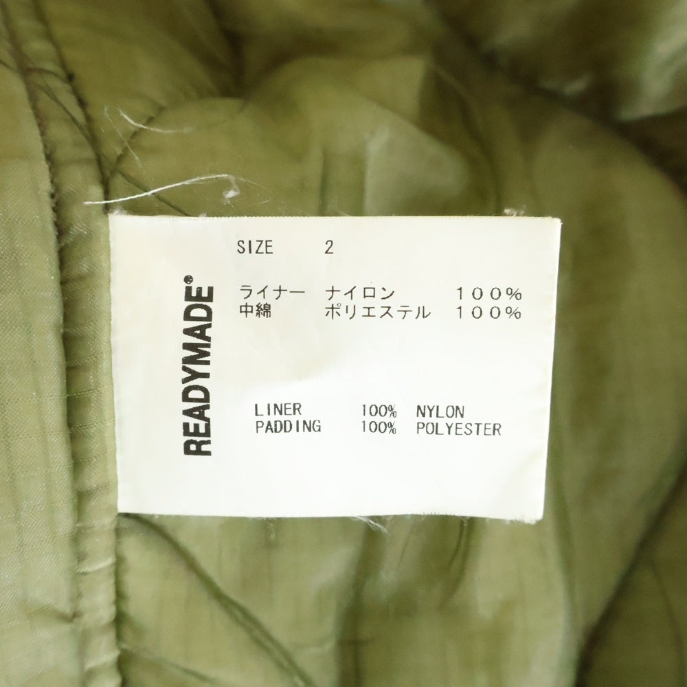 READY MADE(レディメイド) 23AW JESSE JACKET ジェシー ボンバージャケット MA-1 カーキ RE-CO-KH-00-00-23