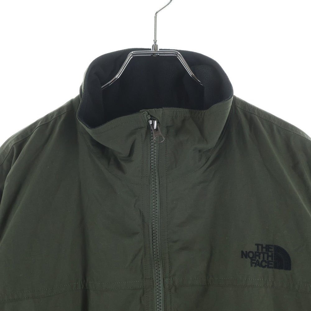 THE NORTH FACE(ザノースフェイス) COMPACT NOMAD BLOUSON コンパクト ノマド ロゴデザイン ジップアップ ナイロンジャケット カーキ NP72434
