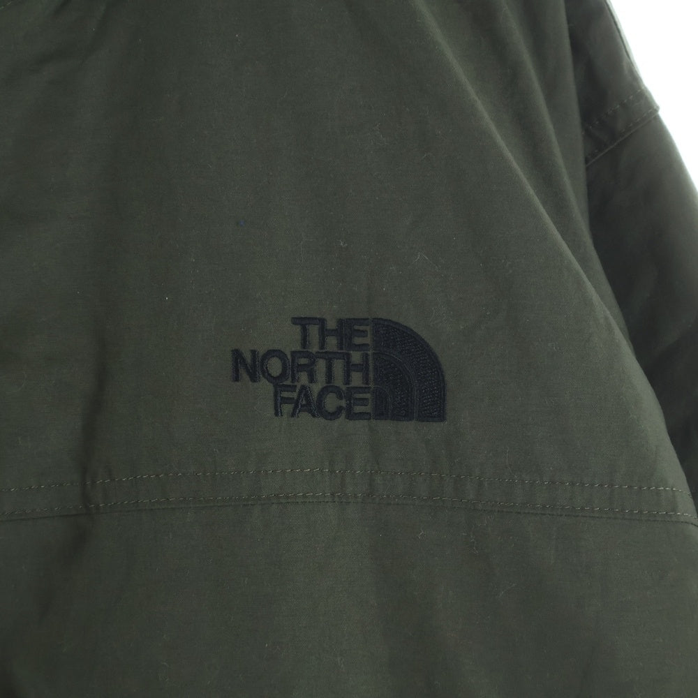 THE NORTH FACE(ザノースフェイス) COMPACT NOMAD BLOUSON コンパクト ノマド ロゴデザイン ジップアップ ナイロンジャケット カーキ NP72434