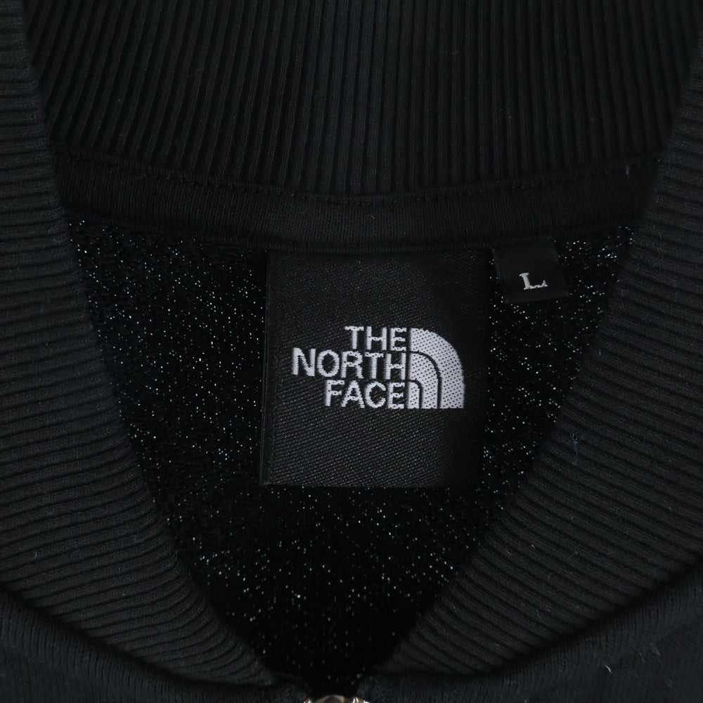 THE NORTH FACE(ザノースフェイス) HEATHER BOMBER SWEAT JACKET ヘザーボンバー ジップアップ スウェットジャケット ブラック NT12534R