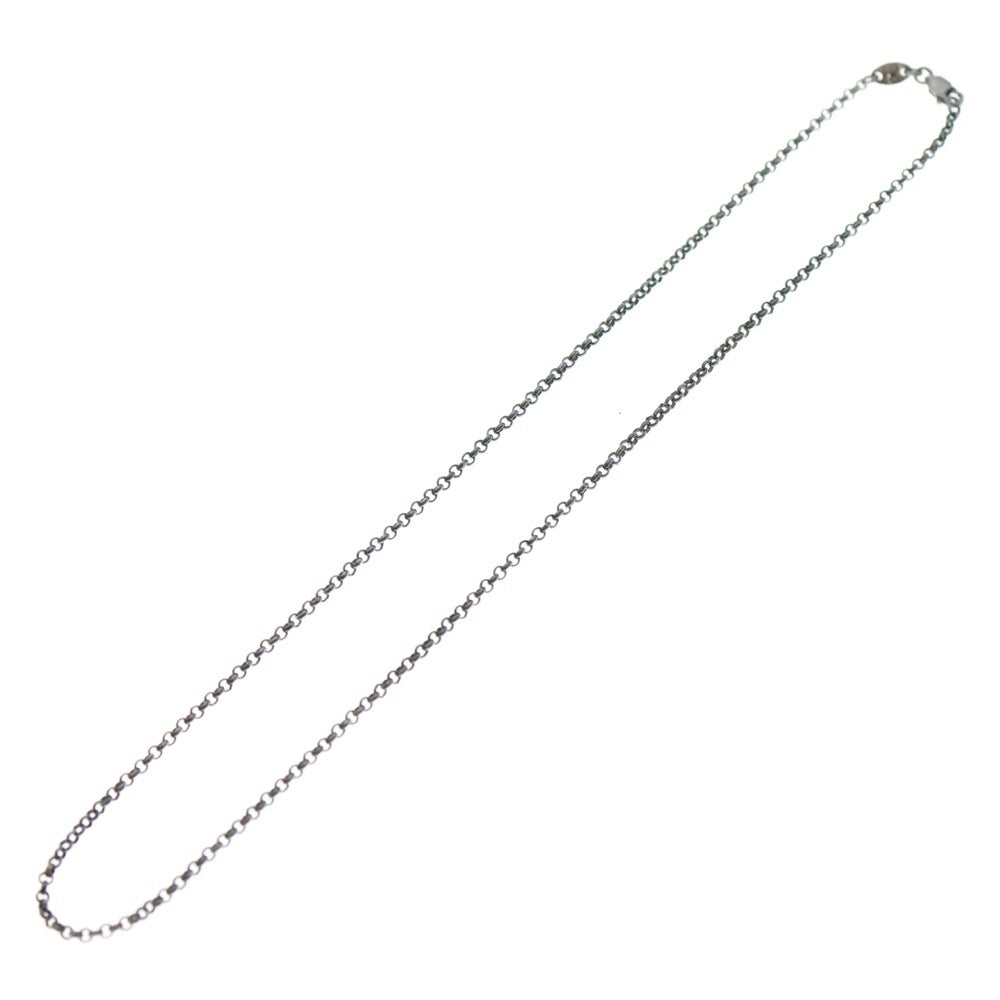 CHROME HEARTS(クロムハーツ) NECKCHAIN R16 ロールチェーンネックレス 16inch シルバー BCA082