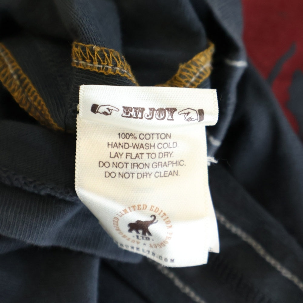 VINTAGE(ヴィンテージ) 00S VINTAGE TRUNK SHOW BLACK SABBOTH ヴィンテージ ブラックサバス トランクショー フロントロゴデザイン クルーネック カットソー 半袖Tシャツ グレー