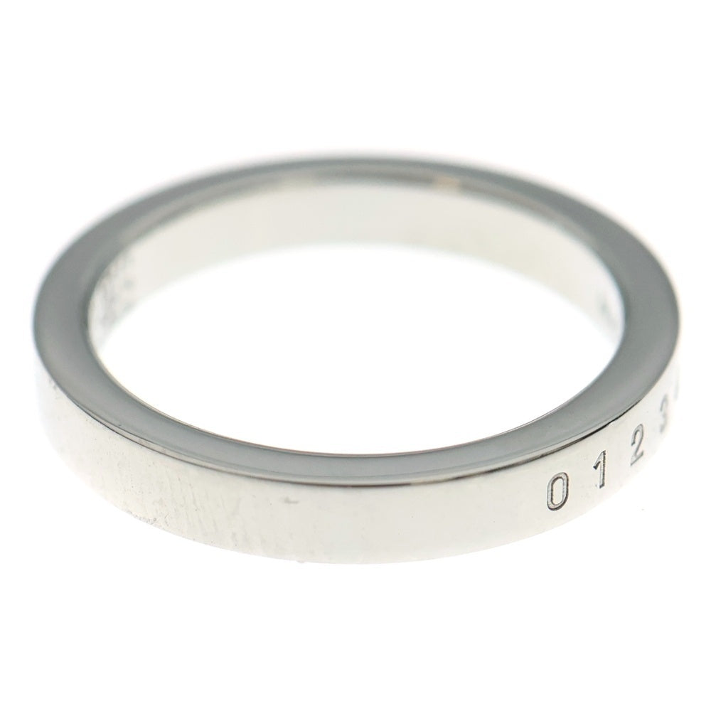 MM6 Maison Margiela(エムエムシックスメゾンマルジェラ) NUMERIC ニューメリック ミニマル シグネチャー 3mm リング シルバー SM6UQ0059