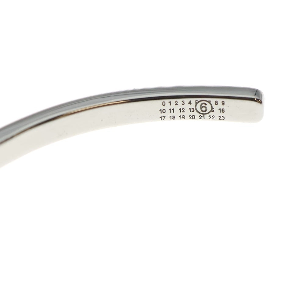 MM6 Maison Margiela(エムエムシックスメゾンマルジェラ) NUMERIC ニューメリック ナンバリング シグネチャー バングル シルバー SM7UY0054