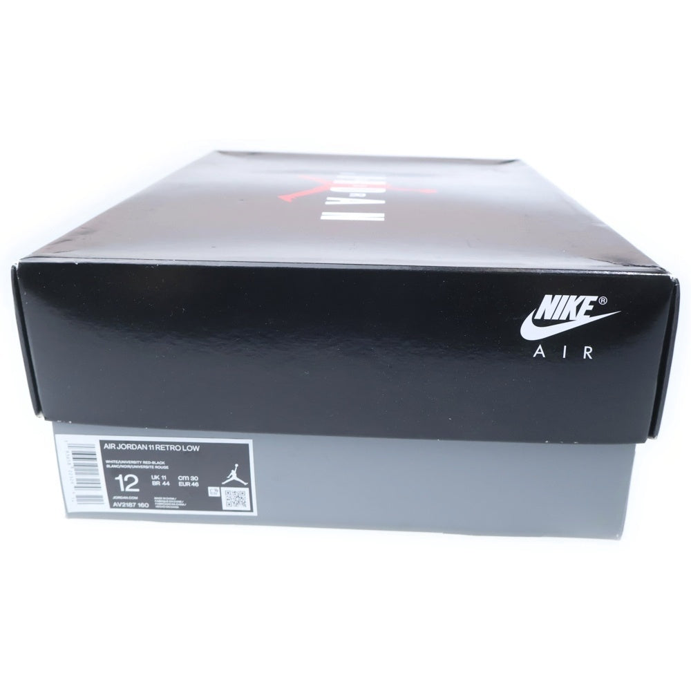 NIKE(ナイキ) AIR JORDAN 11 RETRO LOW BRED エアジョーダン11 レトロ ブレッド ローカットスニーカー AV2187-160 US12/30cm ブラック/レッド
