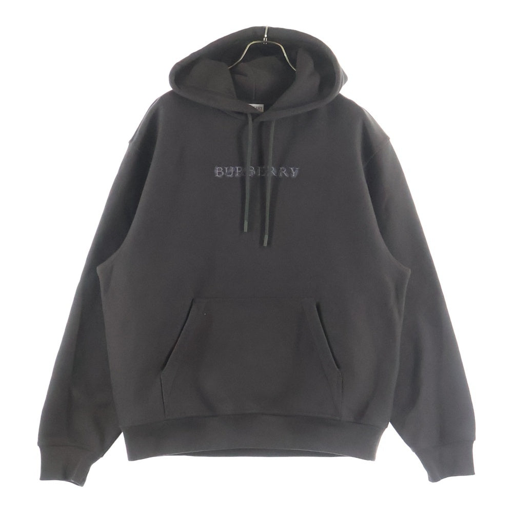 BURBERRY(バーバリー) ロゴプリント スウェット プルオーバーパーカー ブラウン 8099547