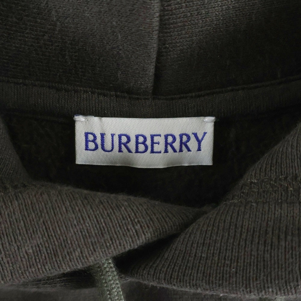 BURBERRY(バーバリー) ロゴプリント スウェット プルオーバーパーカー ブラウン 8099547