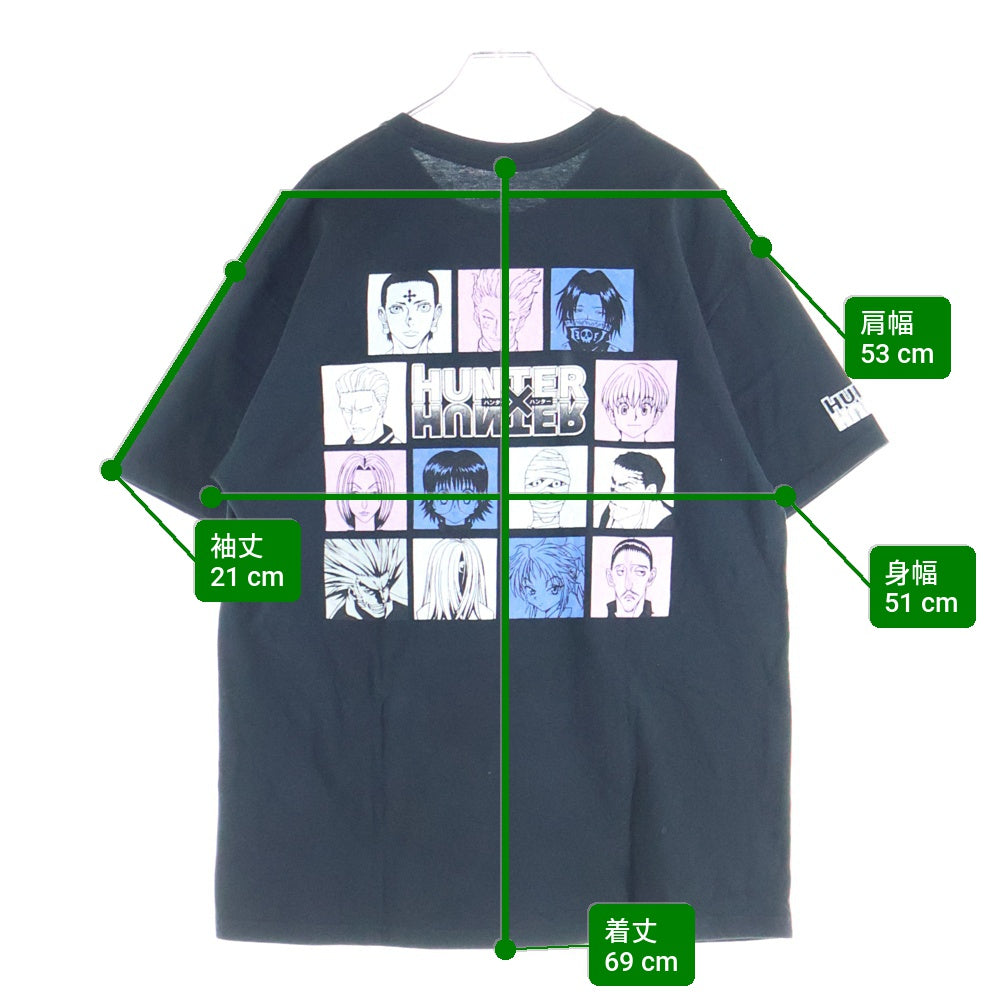 VINTAGE(ヴィンテージ) 10S VINTAGE HUNTER×HUNTER PHANTOM TROUPE 2011 TEE ヴィンテージ ハンターハンター 幻影旅団 バックプリントTシャツ 半袖クルーネックカットソー ブラック