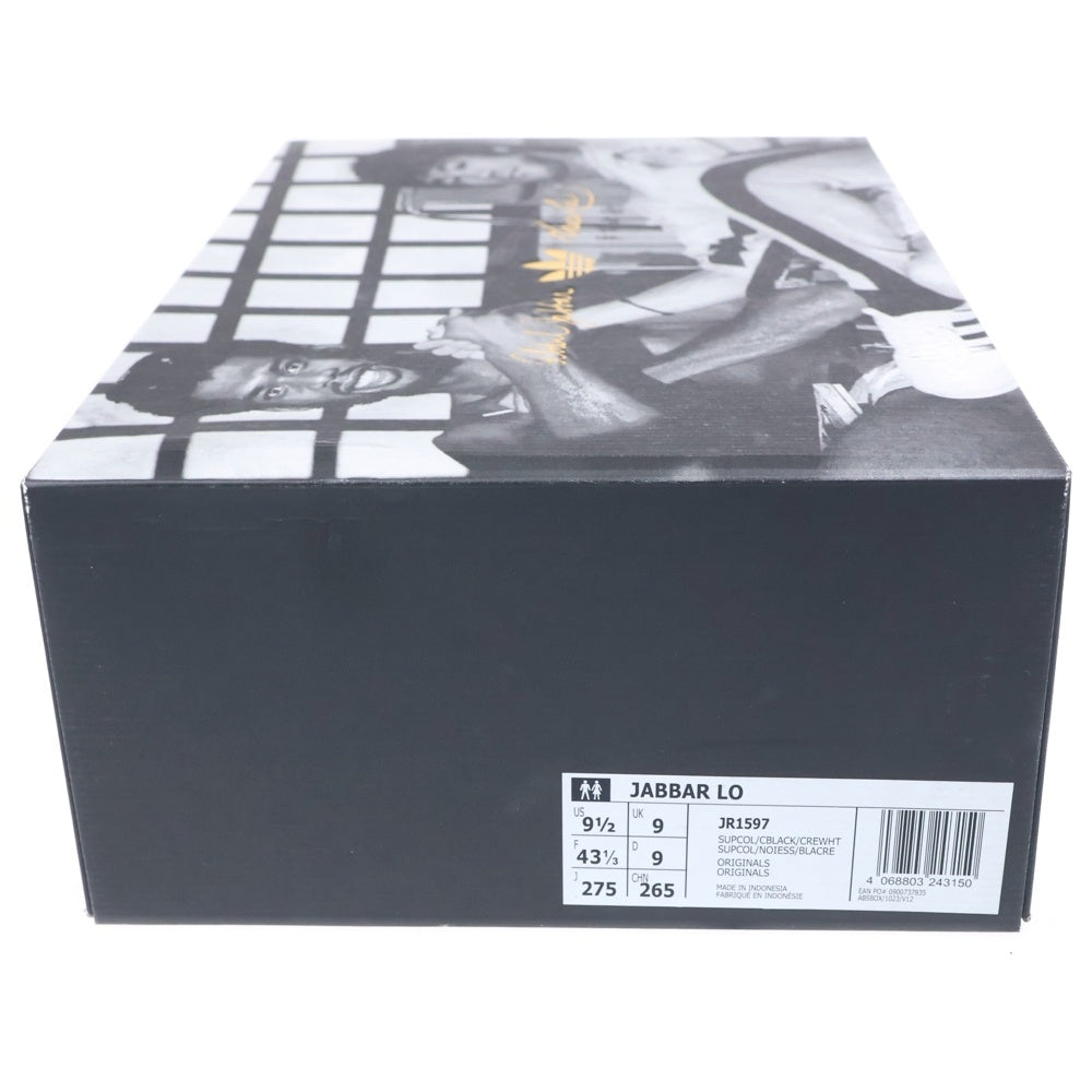 adidas(アディダス) ×BRUCE LEE JABBAR LOW GAME OF DEATH ブルースリー ジャバー 死亡遊戯 ローカットスニーカー イエロー/ブラック US9.5/27.5cm JR1597