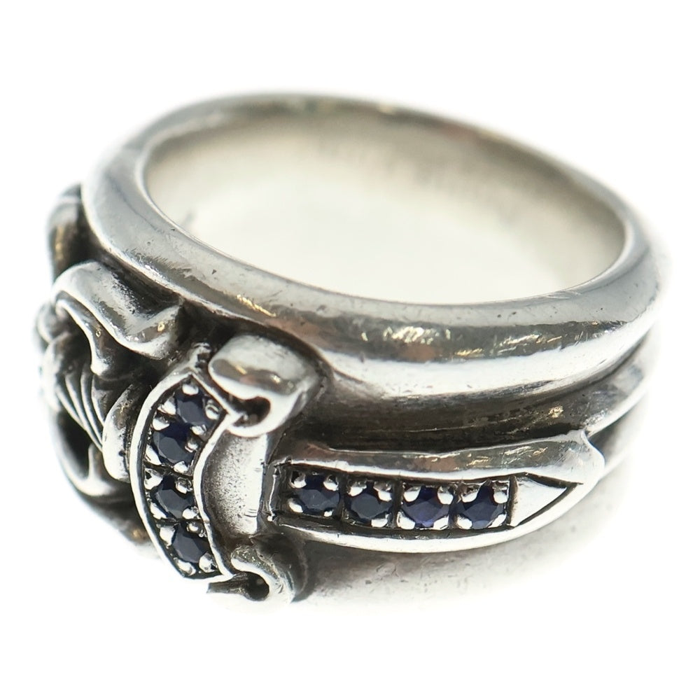 CHROME HEARTS(クロムハーツ) DAGGER P/SAF ダガー PAVE/パヴェサファイア リング シルバー