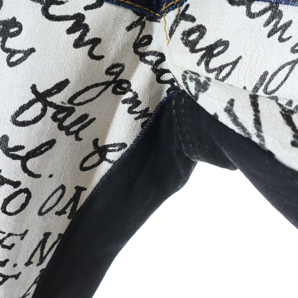 DSQUARED2(ディースクエアード) 19AW COOL GUY JEAN クールガイ ペイント加工 ボタンフライ ジーンズ デニム スキニーパンツ インディゴ S75LB0218