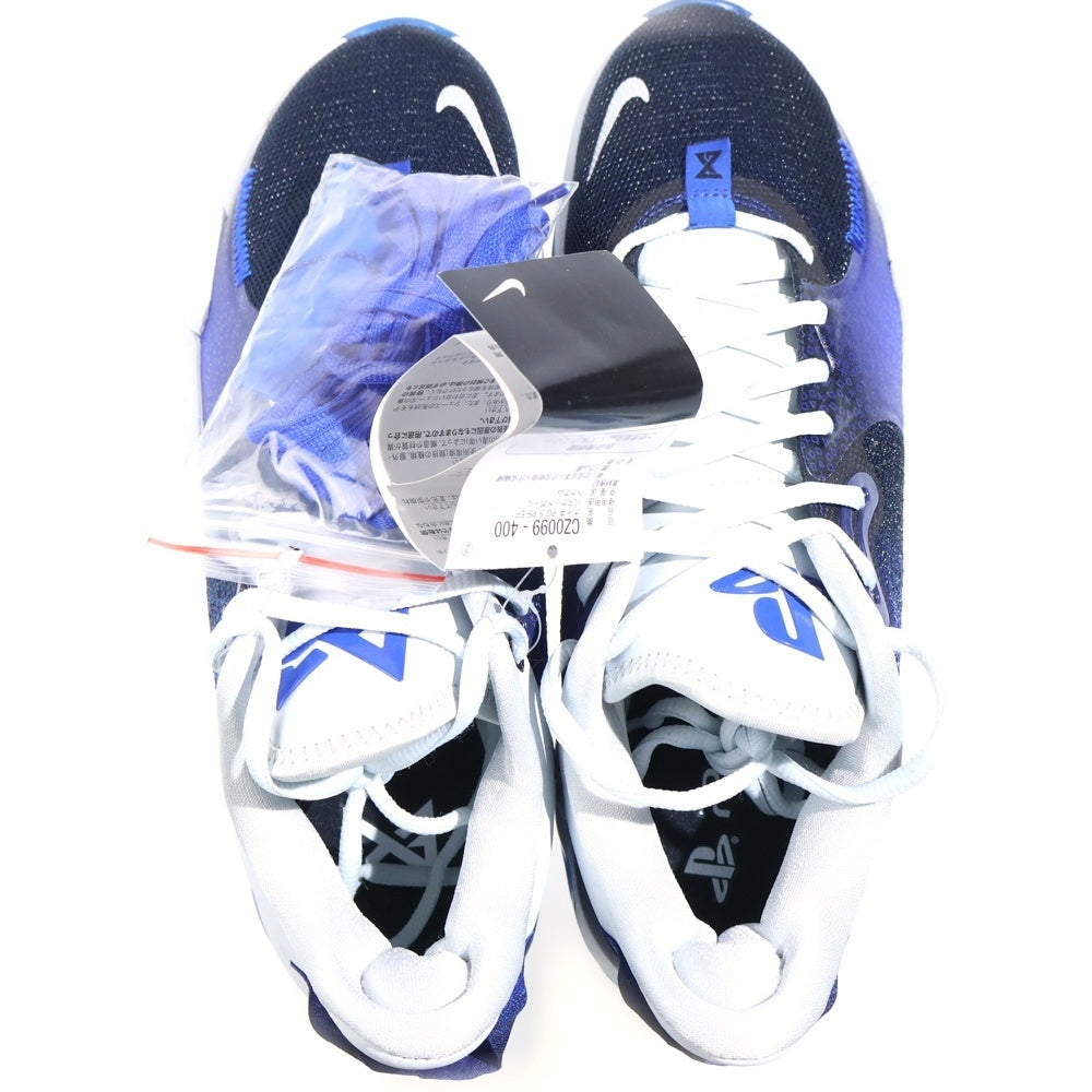 NIKE(ナイキ) ×PLAYSTATION PG5 プレイステーション ローカットスニーカー ブルー US10/28cm CZ0099-400