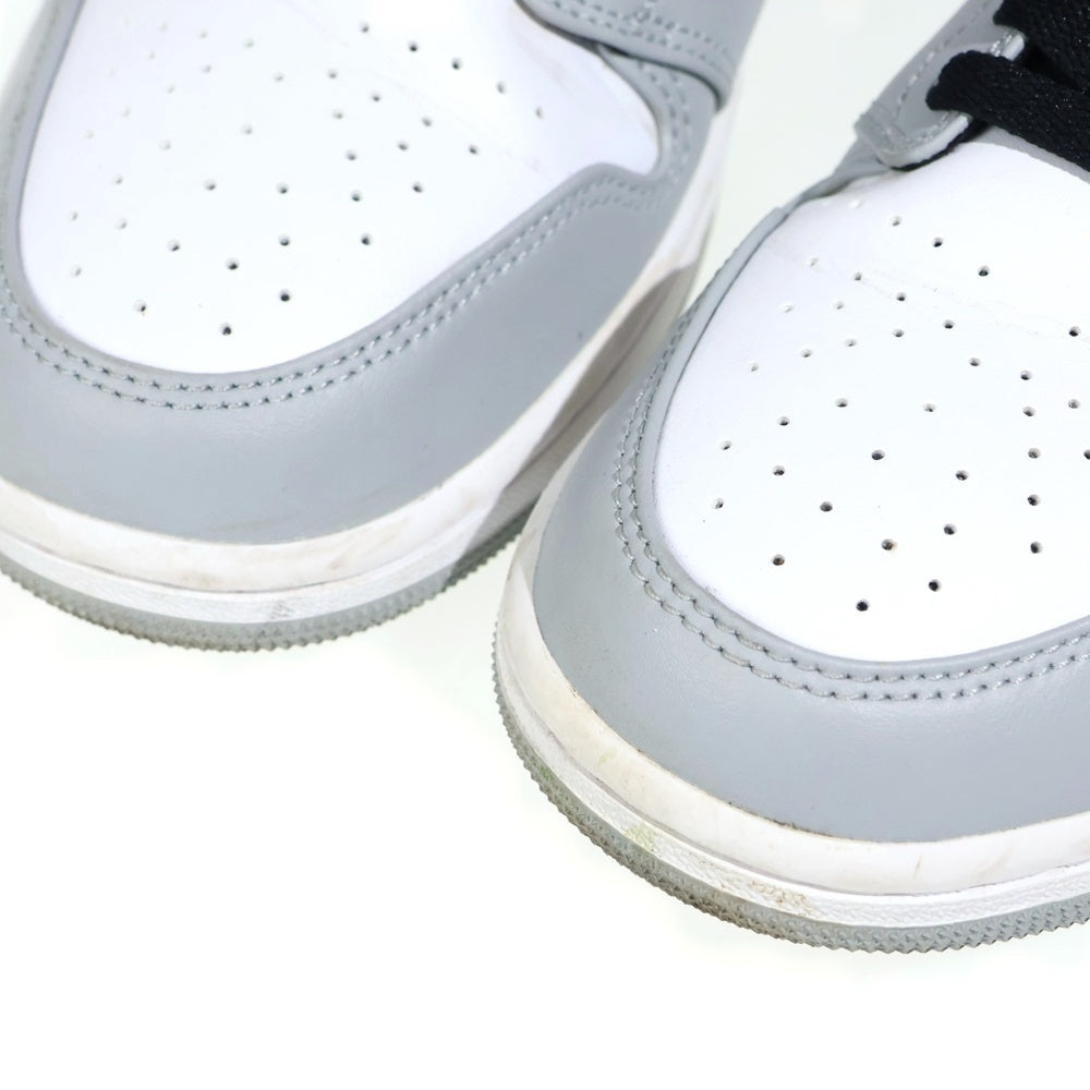 NIKE(ナイキ) AIR JORDAN 1 MID SMOKE GREY エアジョーダン 1 スモークグレー ミッドカットスニーカー グレー/ホワイト US10.5/28.5cm 554724-092