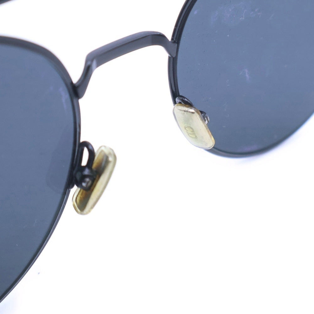 Christian Dior(クリスチャンディオール) DIORPRESSURE ディオールプレッシャー サークルフレーム ダブルブリッジ サングラス メガネ ブラック