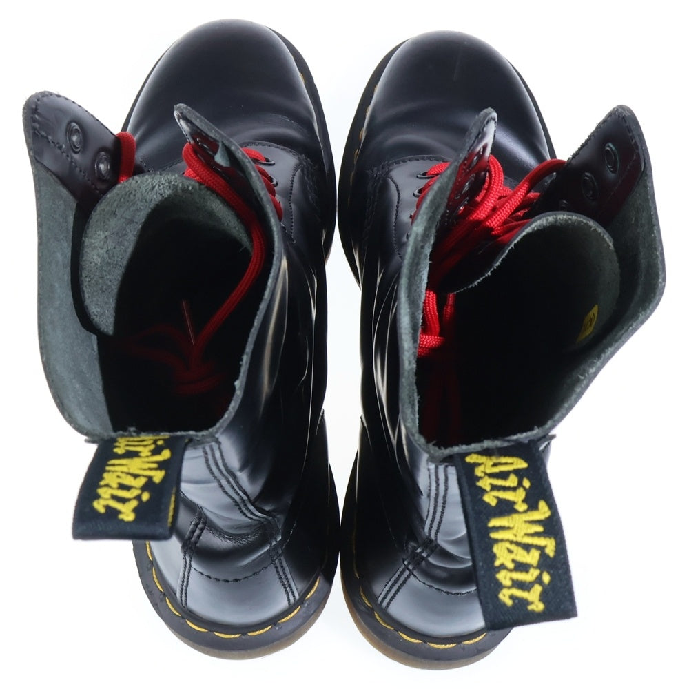 Dr.Martens(ドクターマーチン) 10ホール レースアップ レザーロングブーツ ブラック