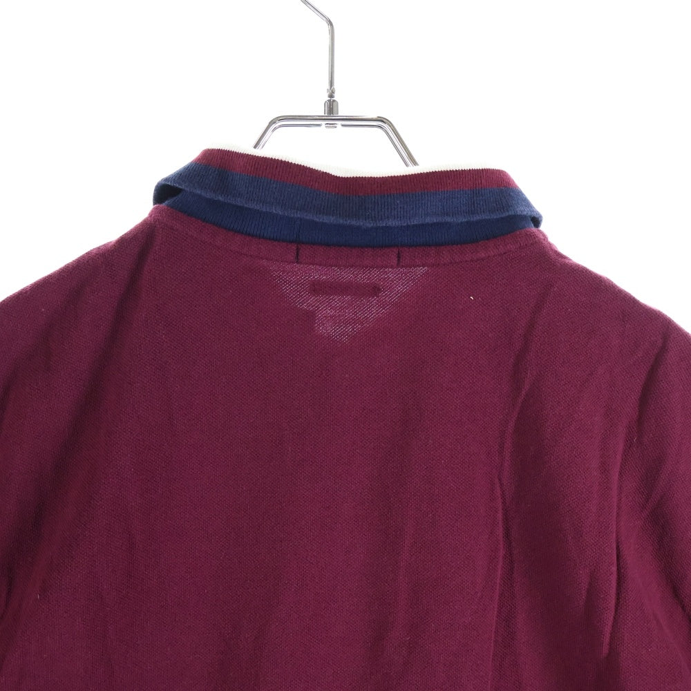 POLO RALPH LAUREN(ポロラルフローレン) ビッグポニー刺繍 半袖ポロシャツ ラガーシャツ ワインレッド