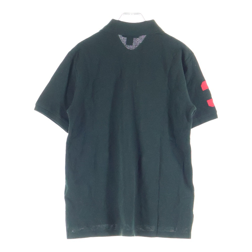 POLO RALPH LAUREN(ポロラルフローレン) ビッグポニー刺繍 半袖ポロシャツ ラガーシャツ ブラック