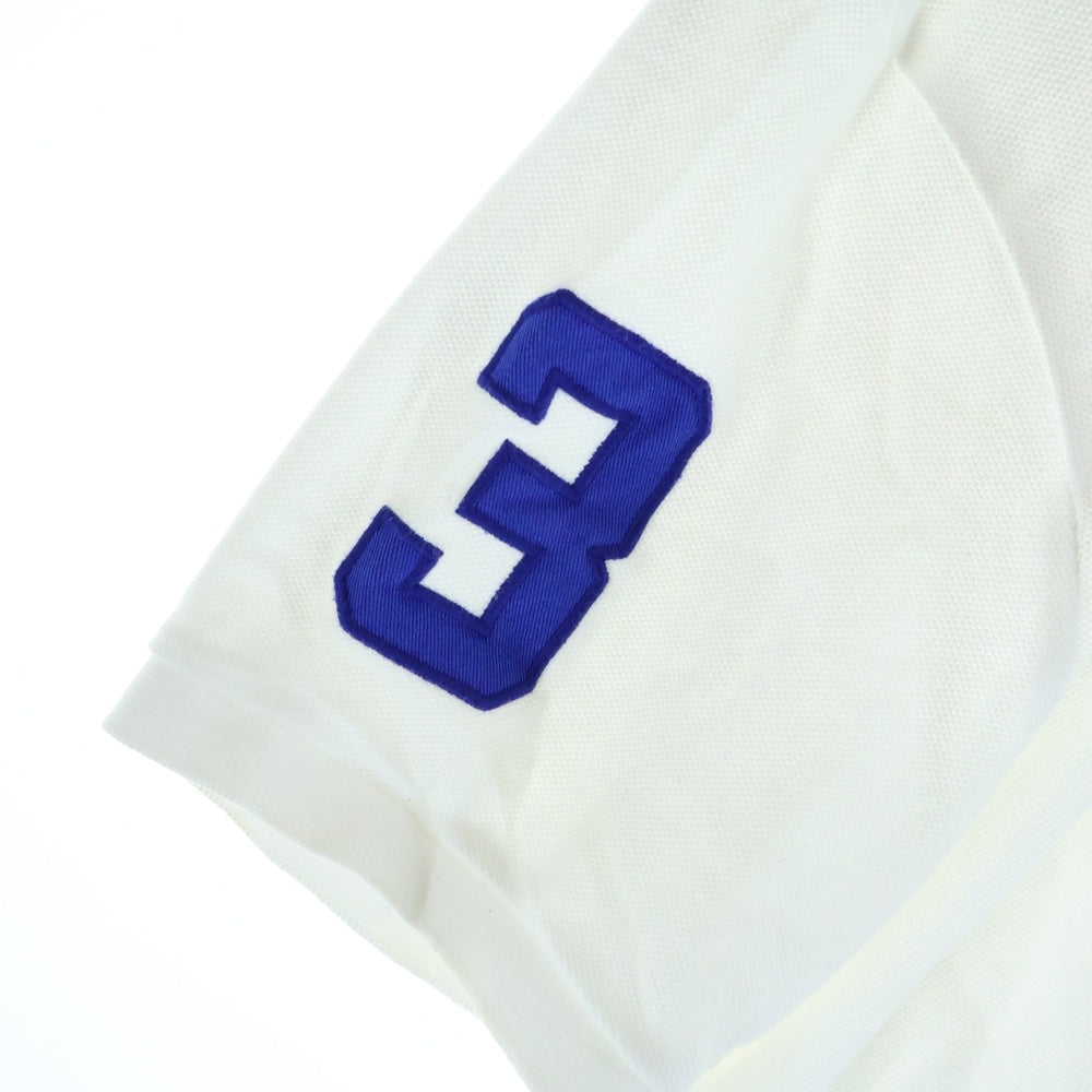 POLO RALPH LAUREN(ポロラルフローレン) ビッグポニー刺繍 半袖ポロシャツ ラガーシャツ ホワイト