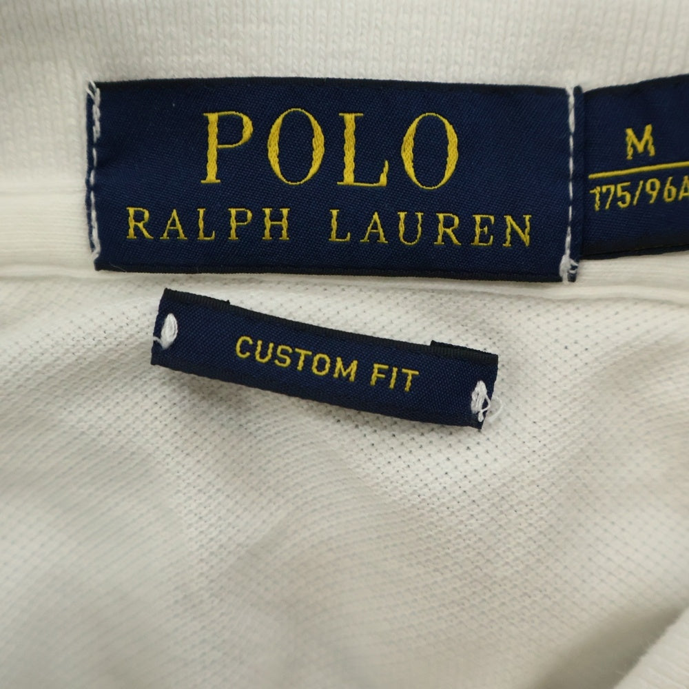 POLO RALPH LAUREN(ポロラルフローレン) ビッグポニー刺繍 半袖ポロシャツ ラガーシャツ ホワイト