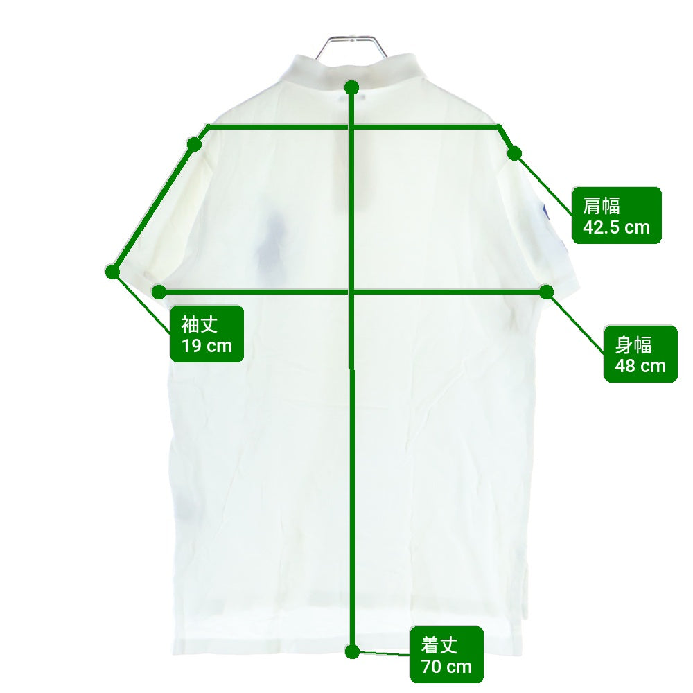 POLO RALPH LAUREN(ポロラルフローレン) ビッグポニー刺繍 半袖ポロシャツ ラガーシャツ ホワイト