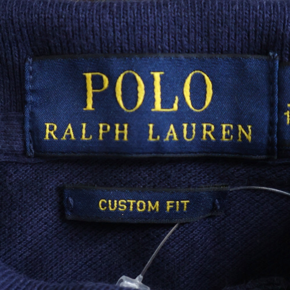 POLO RALPH LAUREN(ポロラルフローレン) ビッグポニー刺繍 半袖ポロシャツ ラガーシャツ ネイビー