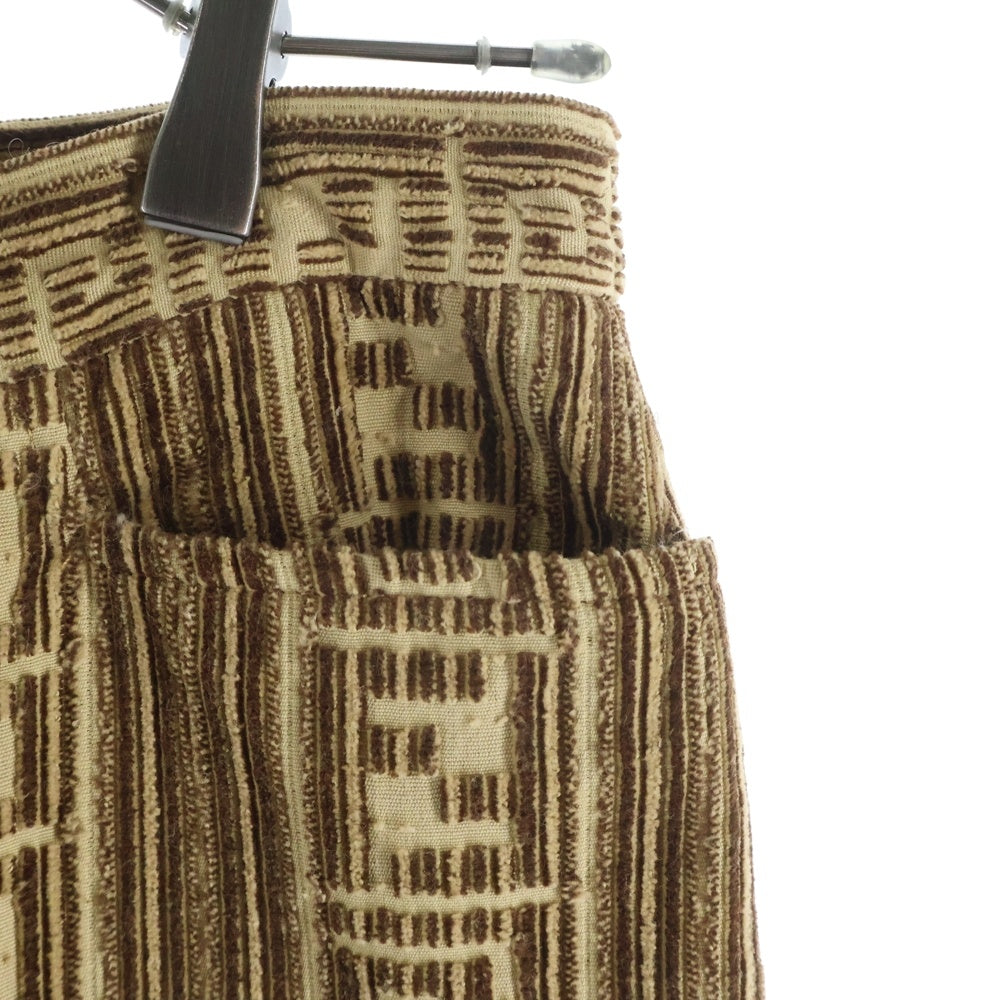 FENDI(フェンディ) ズッカ柄 コーデュロイパンツ ベージュ